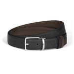 Cintura Montblanc Reversibile 30 mm Everyday in Pelle Sartorial nero/ebano - MB 222359
