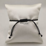 Bracciale cordino con lettera E