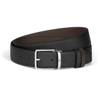 MONTBLANC Cintura reversibile Nero/Marrone - MB 222361