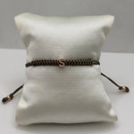 Bracciale cordino con lettera S