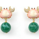 Misis Orecchini Agata Verde Collezione Positano - OR08996