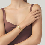 Bracciale dakota Bracciale in bronzo dorato : N0010