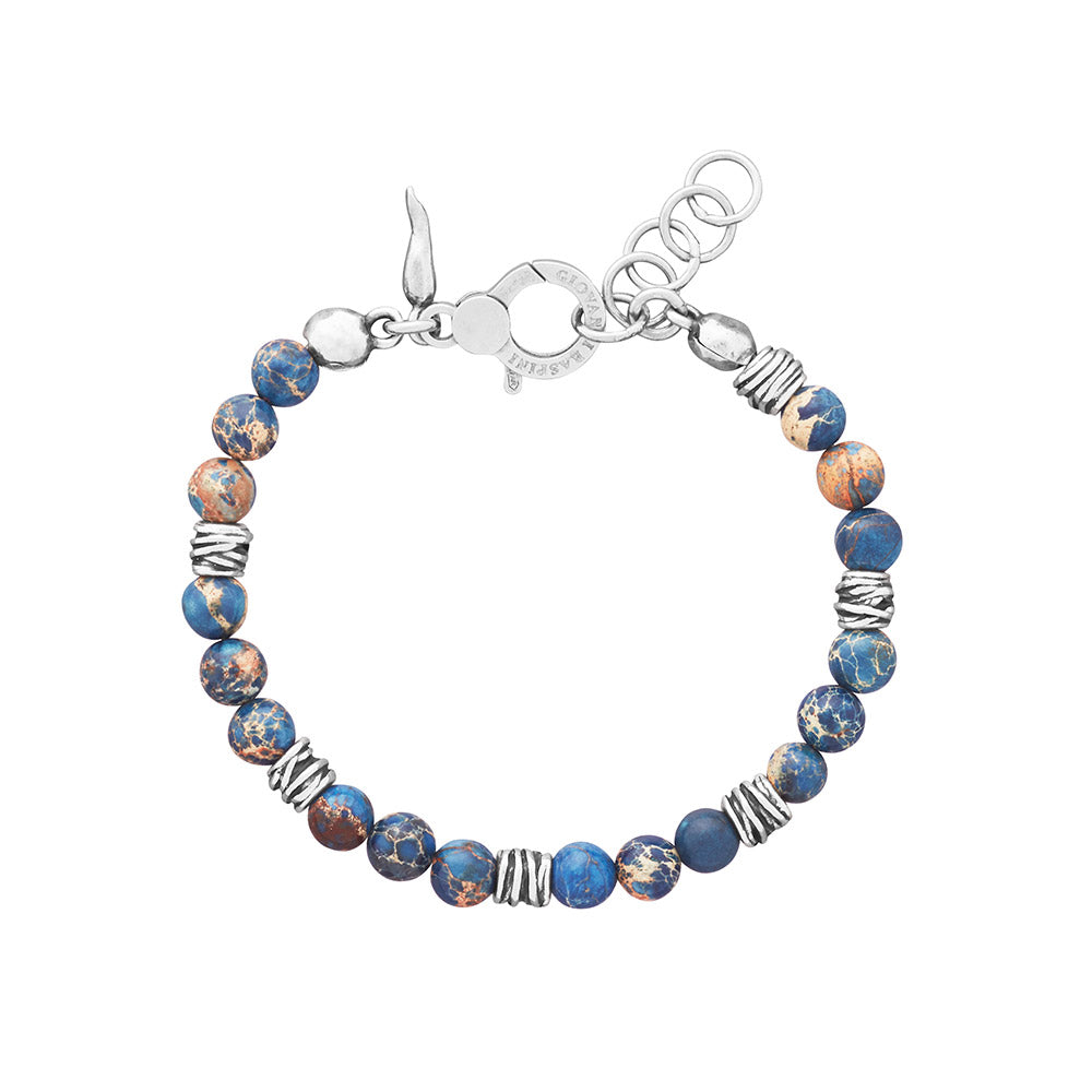 Bracciale Tango in Argento 925 ed agata azzurra Raspini - 12216