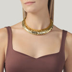 collana sand Collana in bronzo dorato : N0017