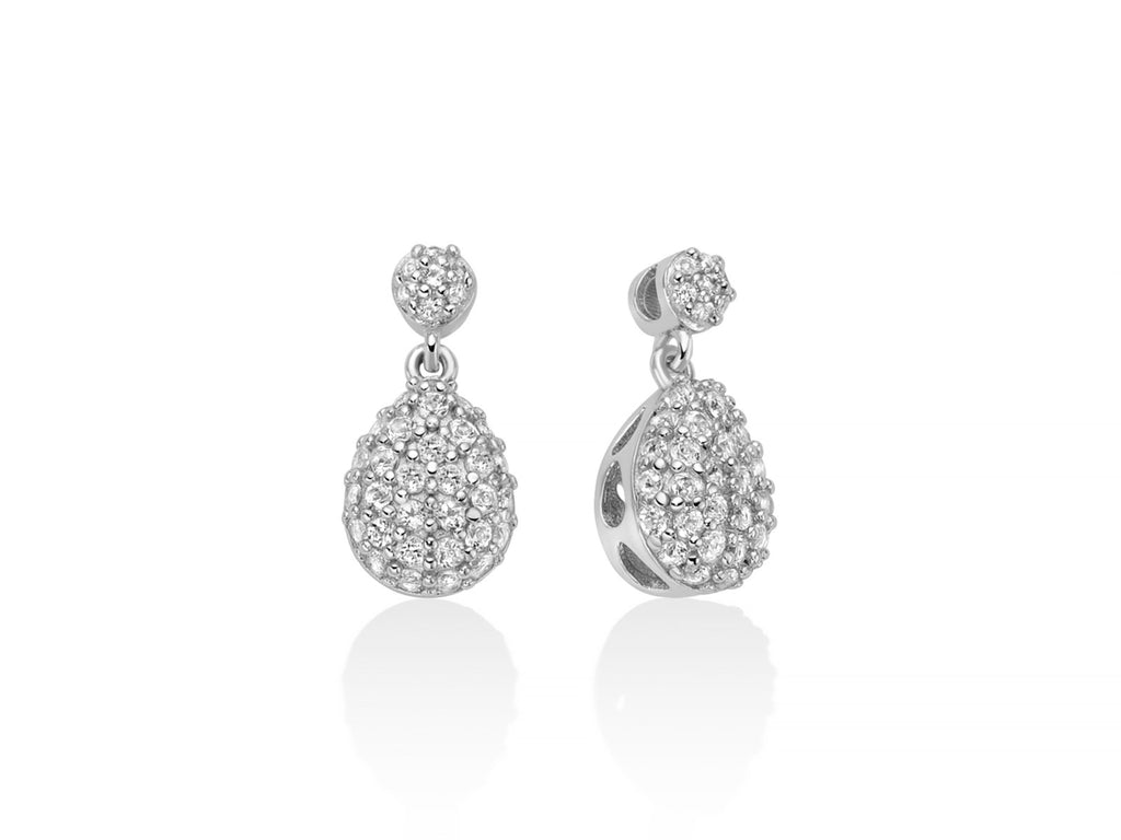 NicoWerk Orecchini Donna A Lumaca In Argento Sterling 925 Con Dettagli Oro Opaco - Misura 12x7 Mm, Gioielli Ipoallergenici E Senza Nichel, In Confezione Regalo.