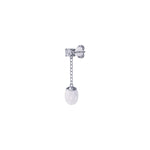 Orecchino Luce Perla Amabile Silver