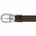 Cintura Reversibile A Ferro di Cavallo in Pelle Sartorial - MB 222139