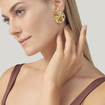 Orecchini dakota Orecchini in bronzo dorato : N0011