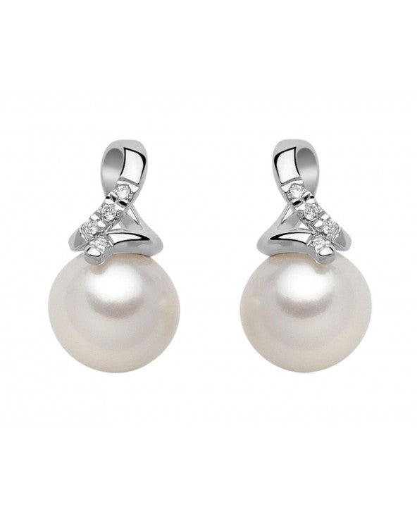 Orecchini MILUNA perle e brillanti - PER2530X