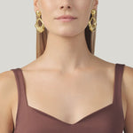 orecchini sand Orecchini in bronzo dorato : N0013