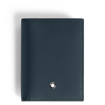 Portacarte di Montblanc Meisterstuck BLU in Pelle- MB220450