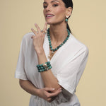 Misis Collana Agata Verde Collezione Positano - CA07701