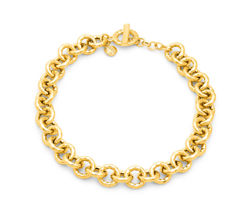 Collana pueblo Collana in bronzo dorato : N0003