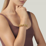 Bracciale pueblo Bracciale in bronzo dorato : N0004