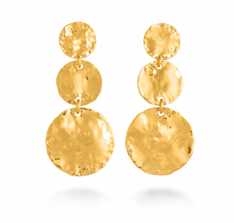 orecchini cascata dakota Orecchini in bronzo dorato : N0012