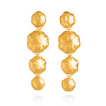 orecchini cascata sand Orecchini in bronzo dorato : N0014