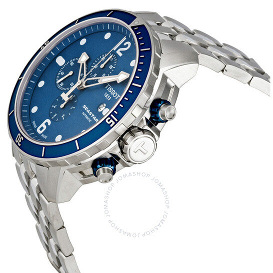 Orologio Tissot cronografo Seastar quadrante blu T066.427.11.047.00