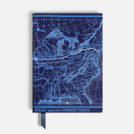 Blocco note Montblanc medio, Meisterstück Around the World in 80 Days, blu, pagine a righe MB 134713
